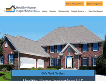 Tablet Screenshot of healthyhomeinspections.biz
